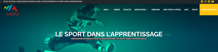 ANDSA - Association Nationale pour le Développement du Sport dans l'Apprentissage