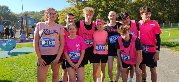 Cross du lycée Lucien Quelet à Valdoie - OCTOBRE ROSE
Courir pour le plaisir, la santé et surtout pour la solidarité !