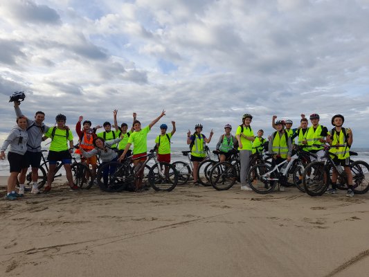 EPI "via rhona" en collège : descente en vélo à la mer !