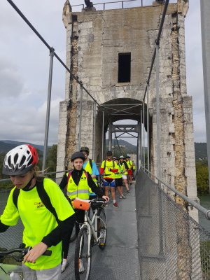 EPI "via rhona" en collège : descente en vélo à la mer !