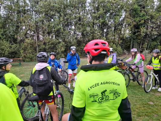 EPI "via rhona" en collège : descente en vélo à la mer !
