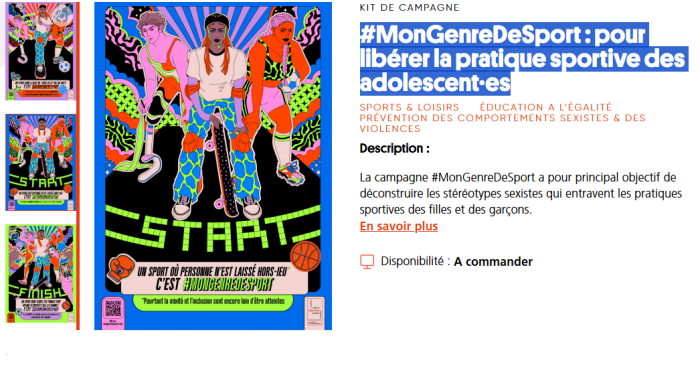 #MonGenreDeSport : pour libérer la pratique sportive des adolescent·es