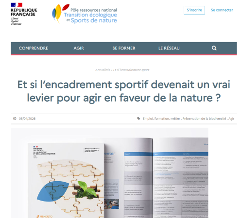 Référentiel de compétences conçu pour renforcer l’engagement environnemental du sport.