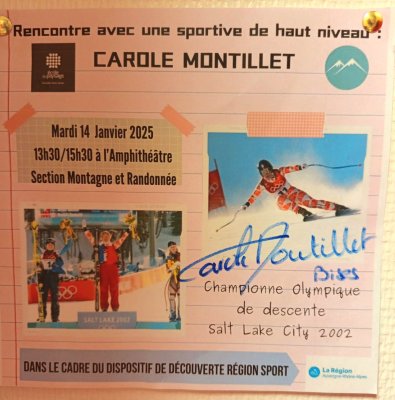 Rencontre avec une championne olympique au lycée horticole de Saint-Ismier (38) !
