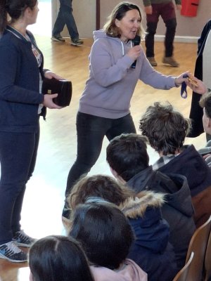 Rencontre avec une championne olympique au lycée horticole de Saint-Ismier (38) !