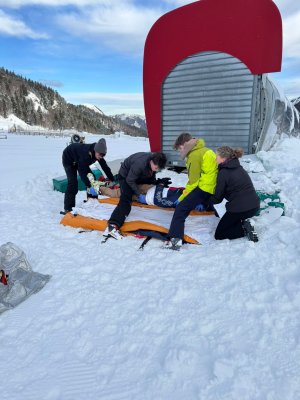 Secourisme en équipe au LPA de Rochefort en Montagne